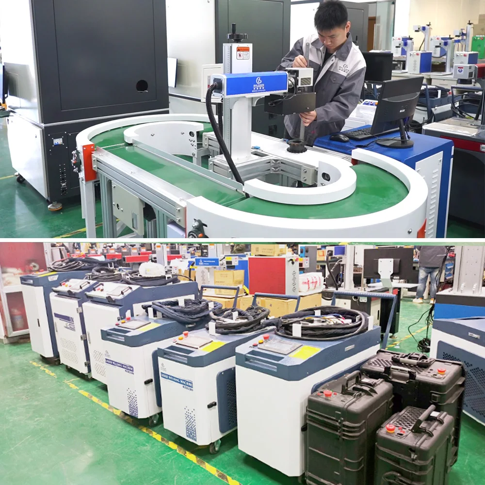 2024 CE High frequency industrial laser cleaning wobble Continuous laser cleaning machine