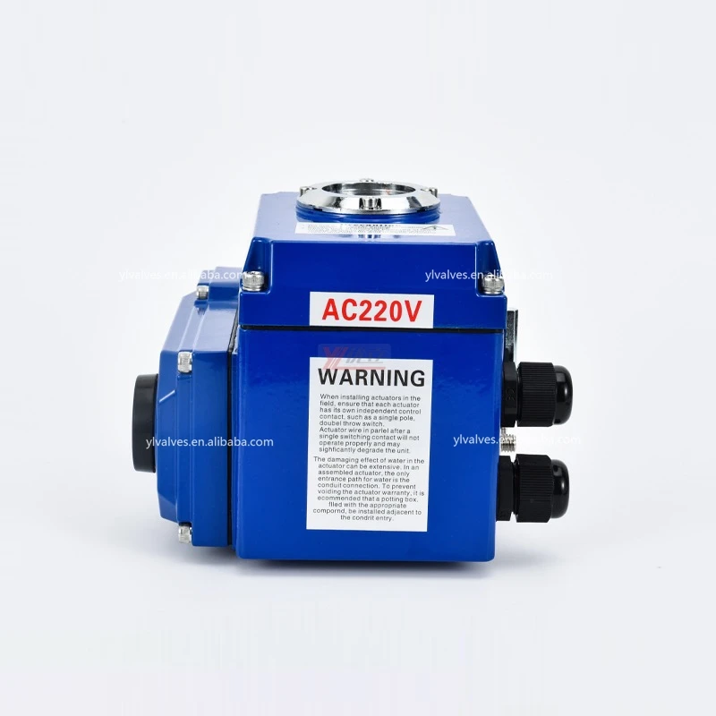 DC24V AC220V с использованием маховика клапан-бабочка шаровой клапан запорный взрывозащищенный Электропривод
