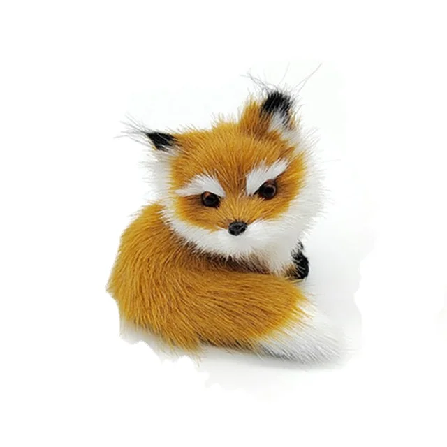 Плюшевая игрушка коричневая лиса