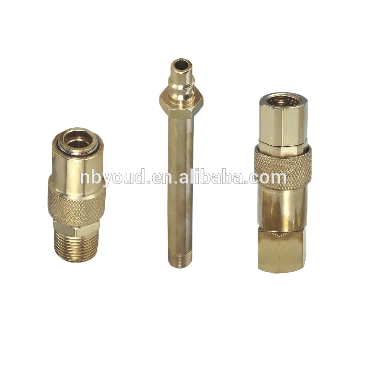 brass mold Coolant line pneumatic quick coupler moldmate