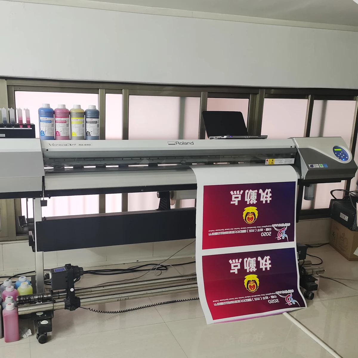used dx7 print head printers re 640 indoor and outdoor banner printing machine for banner printing