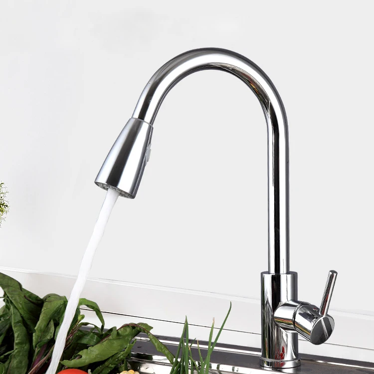 Hot And Cold Mixed Faucet Professional Manufacturer Stainless Steel Pull Out Kitchen Faucet Sink Mixer Taps