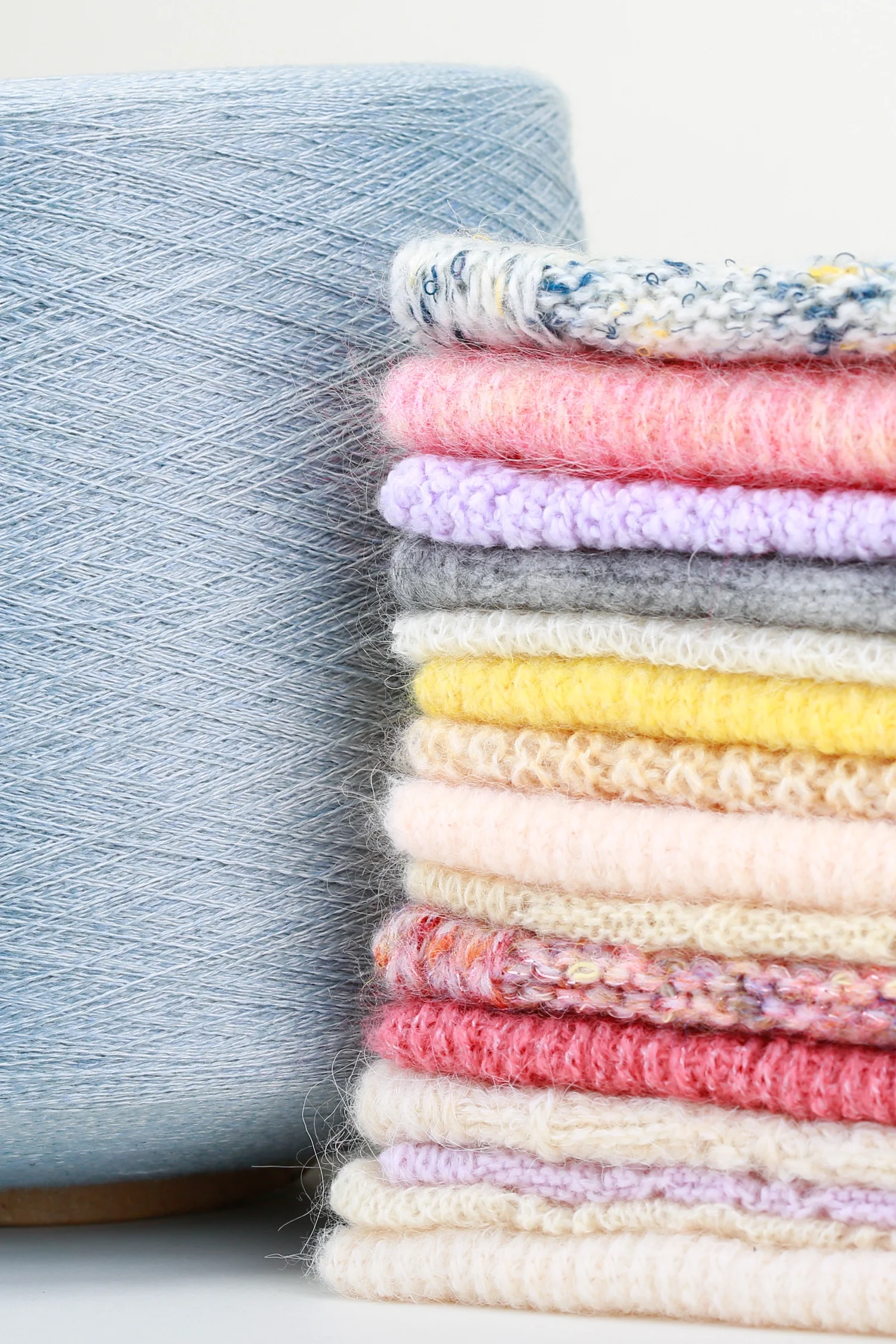 For Knitting Sock Recycled Yarn Melange Yarn 97% Polyester 3% Spandex Yarn