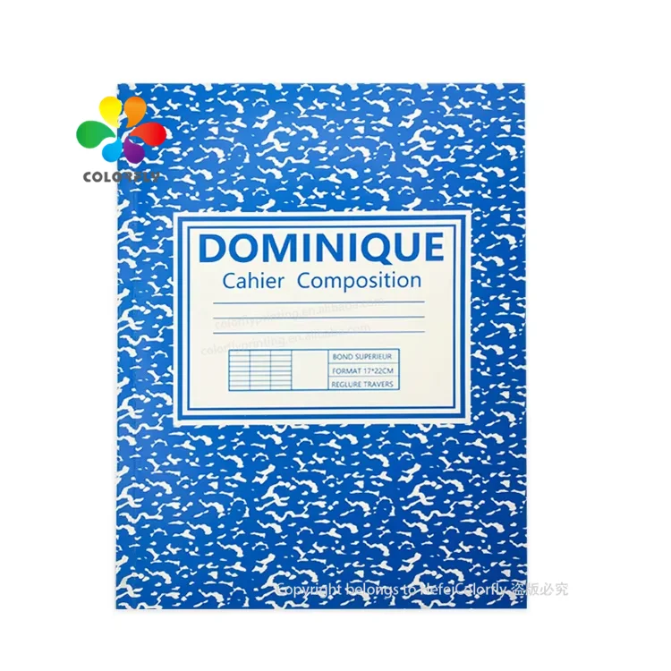 Congo Market  Factory Wholesale Customized Student Exercise Books 288 pages Free Samples