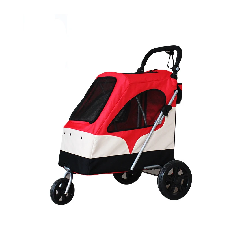 Dogs Luxury Pink Travel 4 Wheel 2 1 Large Multifunctional Child Toy Pet Stroller