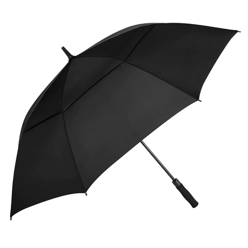 Strong Ribs 8k Windproof Straight logo prints Golf Umbrella Sunscreen Business Gift Advertising Label Custom Umbrella with Logo