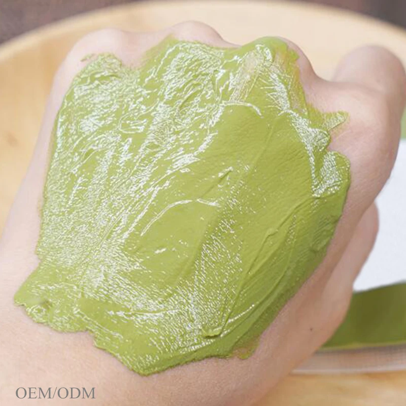 Acne Removal Moisturizing Clean Anti aging Green Mask for Hydrating Gently cleansing Acne Blackhead Face Care Product