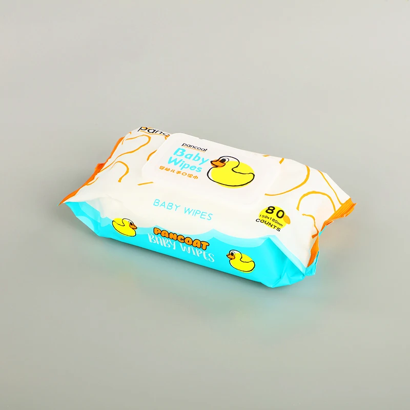 Ezie Kleen cleaning wet wipes 100% Eco-Friendly Biodegradable 99.9% water base water wipes Baby Wet Wipes