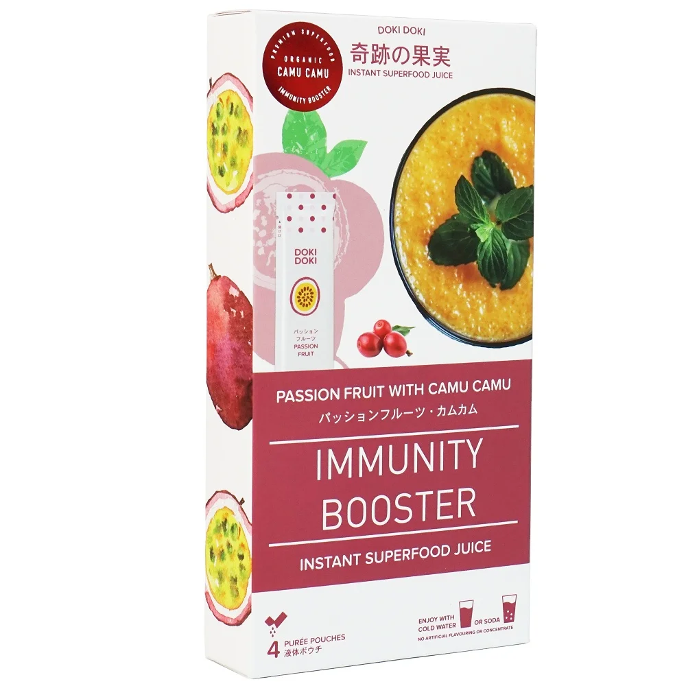 
Healthy Passionfruit Drink with Camu Camu Sugar Free Low Calories 