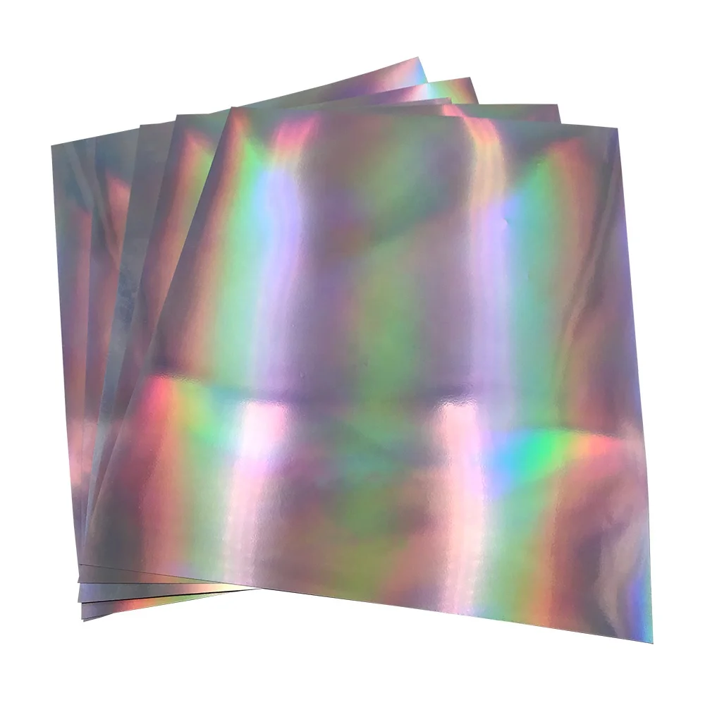 New Product Rainbow Holographic PVC Sheet for Plastic Card Laminate