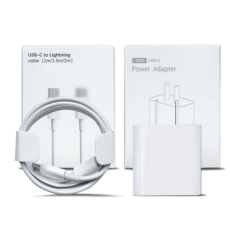 Usb C wall charger 20W Best selling products 2021 in usa amazon pd 20W Cable retail box for iphone 13/12/wireless adapter