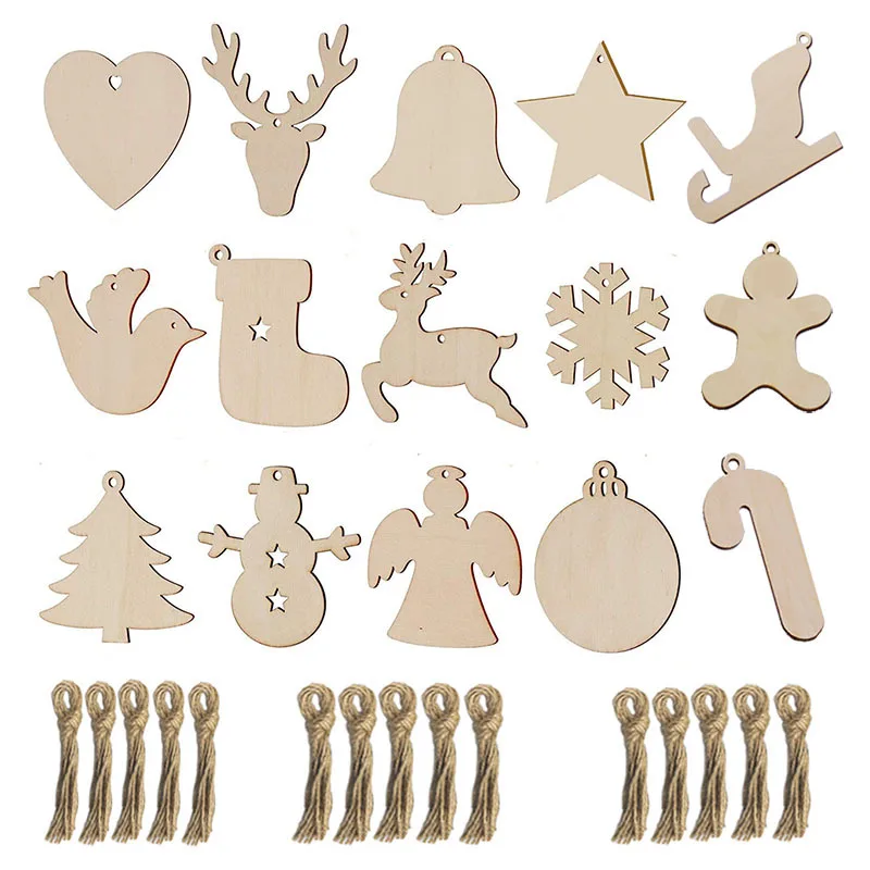 Business Card Ornament Laser Blank Wood Earing Pallet Plaque Sign Token Wooden Usb Flash Drive Jewelry Boxes Blank Wood Name Tag