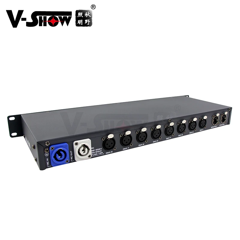 V-Show New popular Console of 8 Port DMX/Artnet/RDM console Updated DMX Controller For Fixture Stage Light