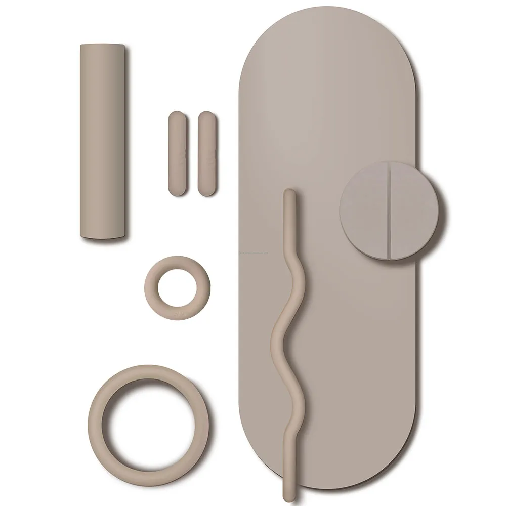 Wholesale Hand Weights Silicone Dumbbell Ring Wrist Ankle Weights Long Barbell Yoga Mat Pilates Kit Freight Weights Dumbbells