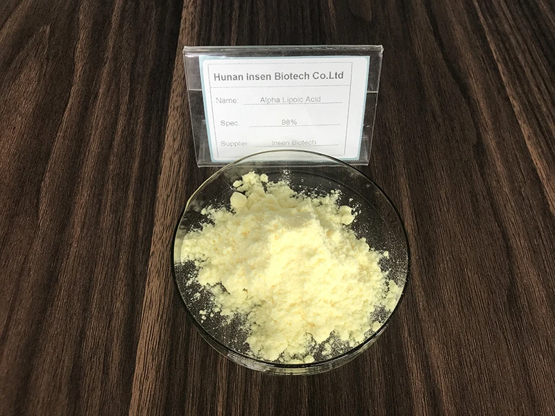 
Hot Sales Alpha Lipoic Acid Thioctic Acid 