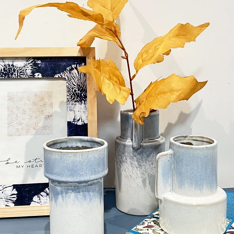 Ceramic Flower Blue Vases Bulk Unique Vases