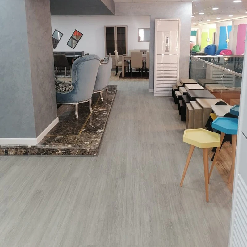 SPC tile interior DIY clip design stain resistant dry back plastic pvc vinyl flooring