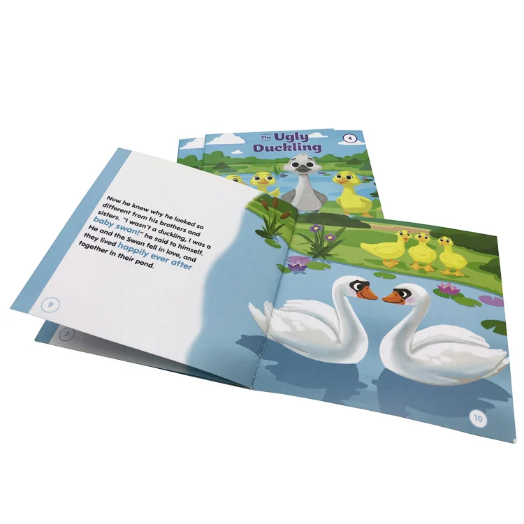 New Design Varnish Kids Children Softcover Book Printing Services