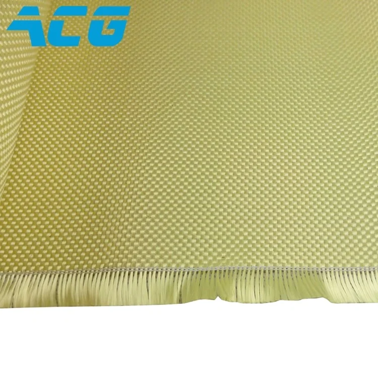 Plain Woven 1m Width 1500D 300g Aramid Fiber Cloth
