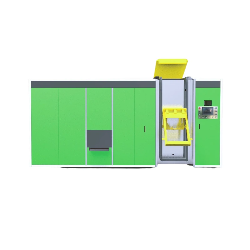 
food waste organic decomposer composting grinder machine kitchen waste composting machine 