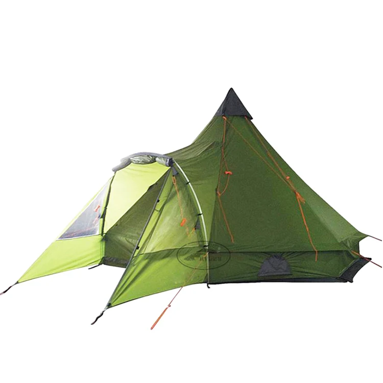 Personalized Durable Waterproof Large Family Strong Car Camping Canvas Teepee Heavy Duty Camping Luxury Glamping Tipis Bell Tent