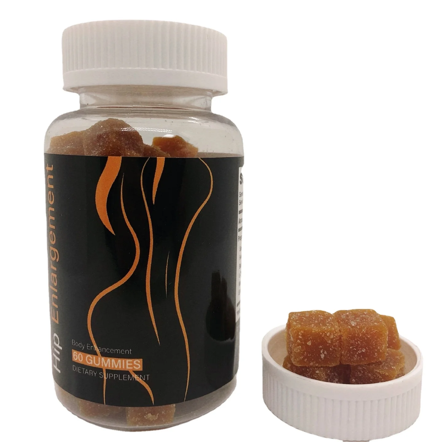 RTS Vegan 60 Gummies Butt Enhancement BBL Gummies For Bigger Fuller and Lifted Booty Enlargement Gummies