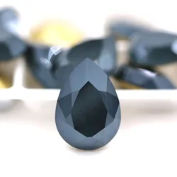 7*10 mm K9 Glass Drop Shape Glue On Nail Rhinestones