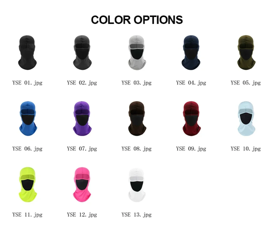 Thermal Motorcycle Breathable Mesh Facemask Dustproof Headgear Motorbike Face Cover Windproof Hood Bandana Balaclava