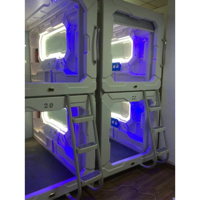 
Latest Beautiful Design Patented Transverse Capsule Hotel Bed ,Capsule Hotel manufacturer On Sale 