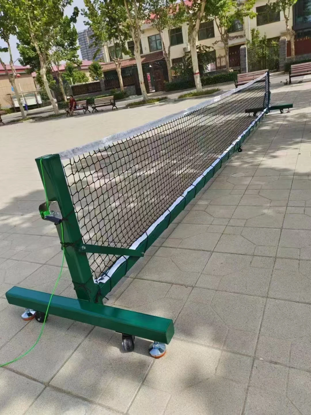 Outdoor sport portable movable tennis net and post pickleball post badminton tennis court aluminium alloy tennis post
