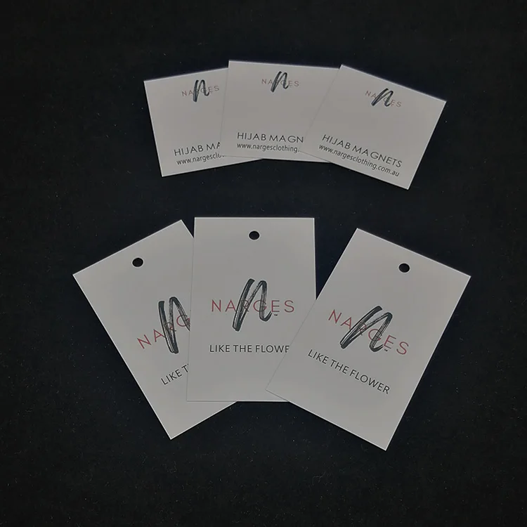 Custom Tag  Logo Clothing Tag Cardboard Labels