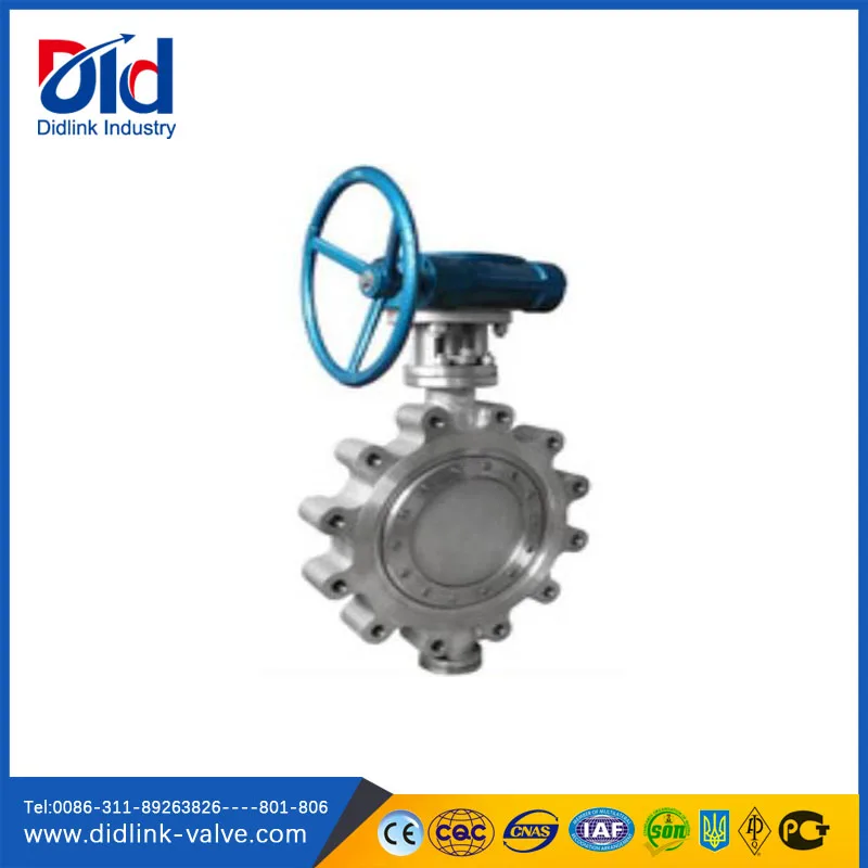 Singapore Wafer Stainless Steel Flanged Butterfly Valve Dimension Dn300 Butterfly Valve Weight Chart
