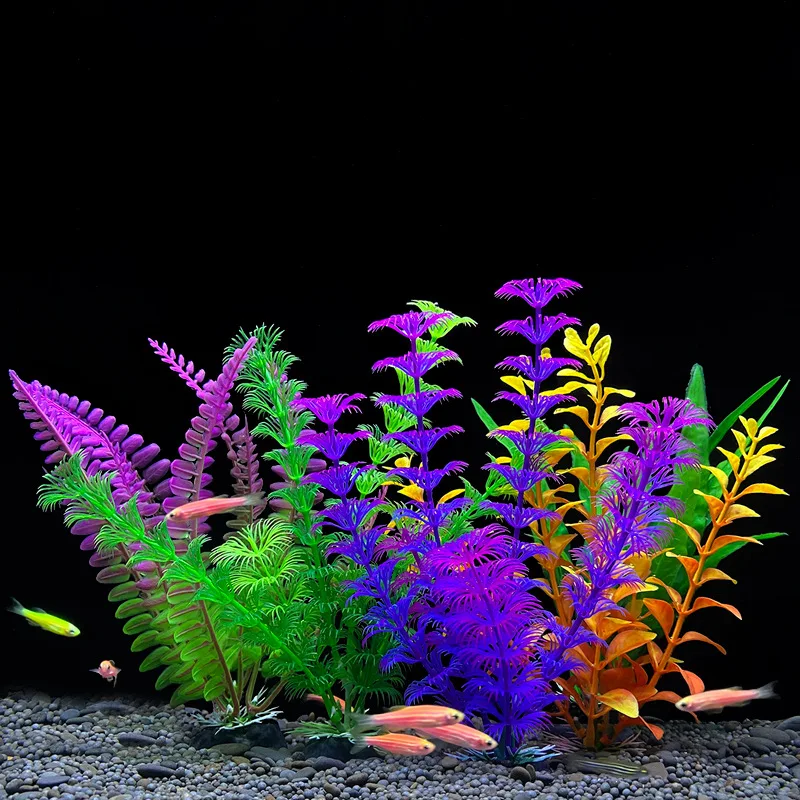Custom Plantas de acuario Artificial  Plastic aquarium plants artificial aquarium plastic plants plants for aquarium