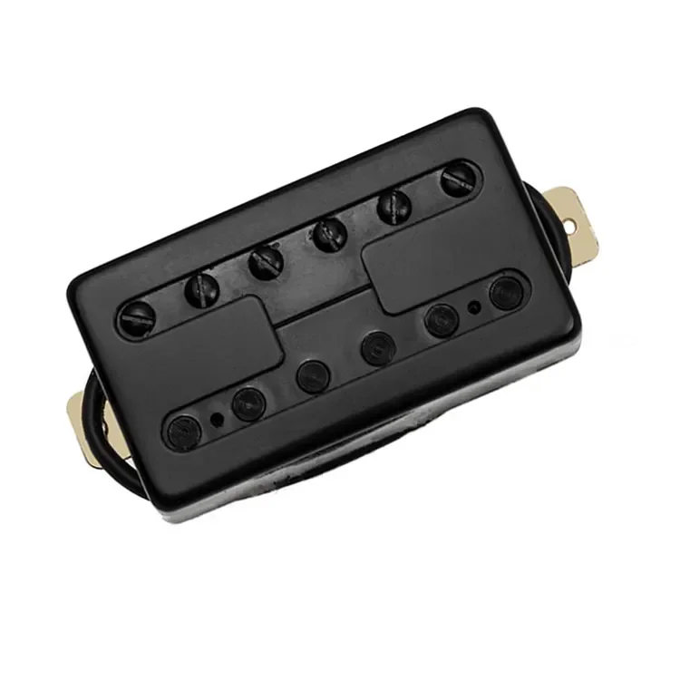 Alnico 5 Magnet H style Wax-potted LP humbucker electric guitar pickups with black bobbin