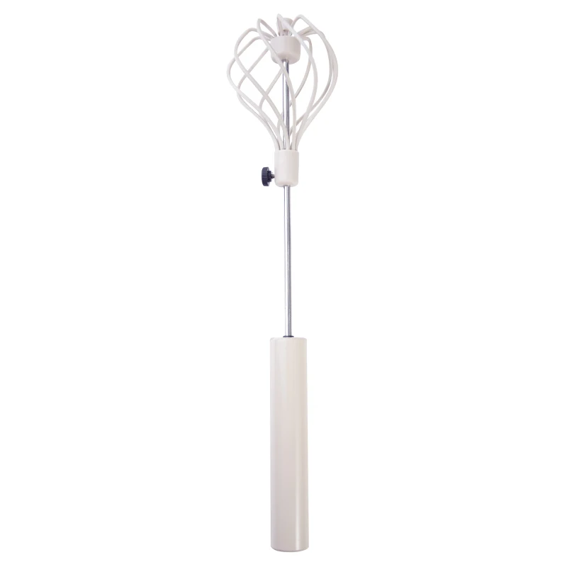 
Adjustable nylon Semi-automatic Egg Beater Hand Pressure Rotating Egg Beater Household Kitchen Whisk Manual Egg Beaterr 