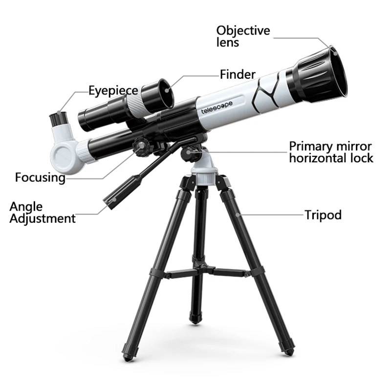  Маленький астрономический телескоп Eyebre для детей 300 мм HD низкая