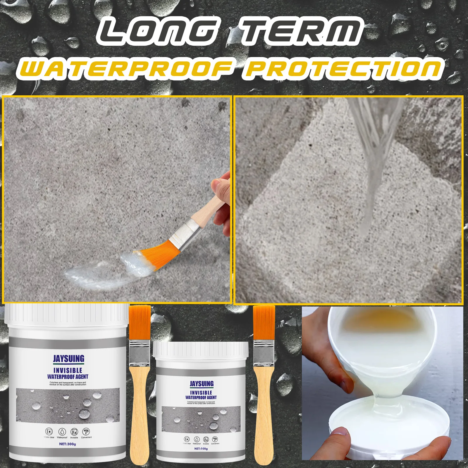 Waterproof adhesive