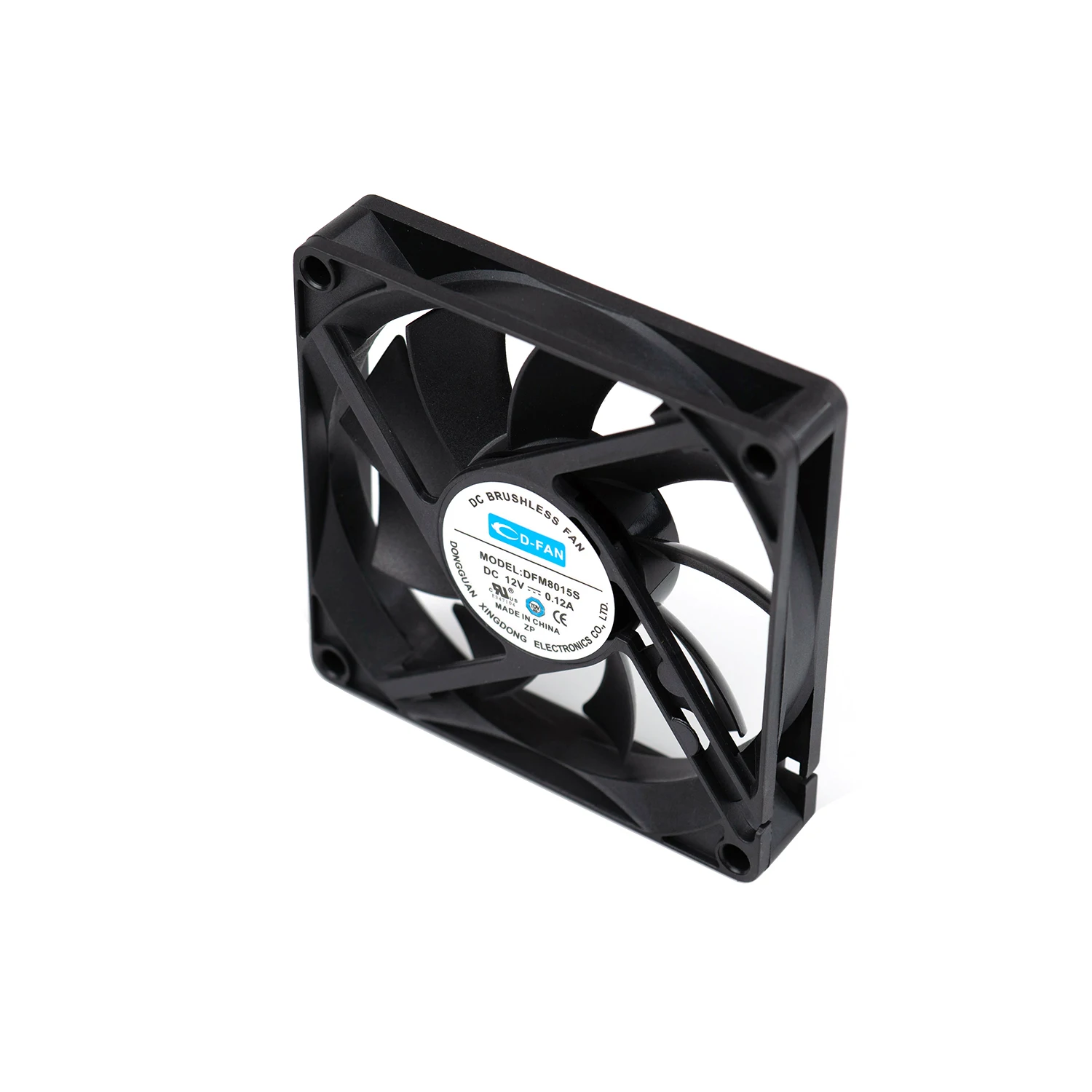 
80mm cooling fan 12v silent 80*80*15 fan mini high cfm cooler fan 