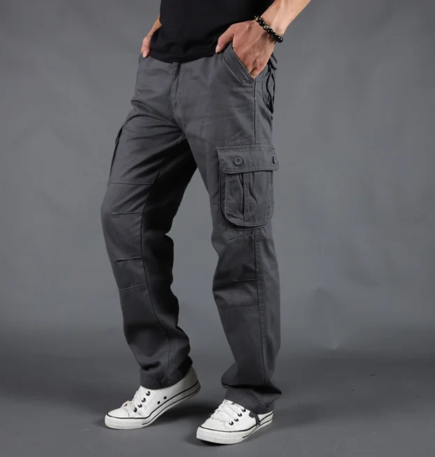 high quality amy military tactical custom cargo pants mens  cotton long casual breathable baggy  work trousers