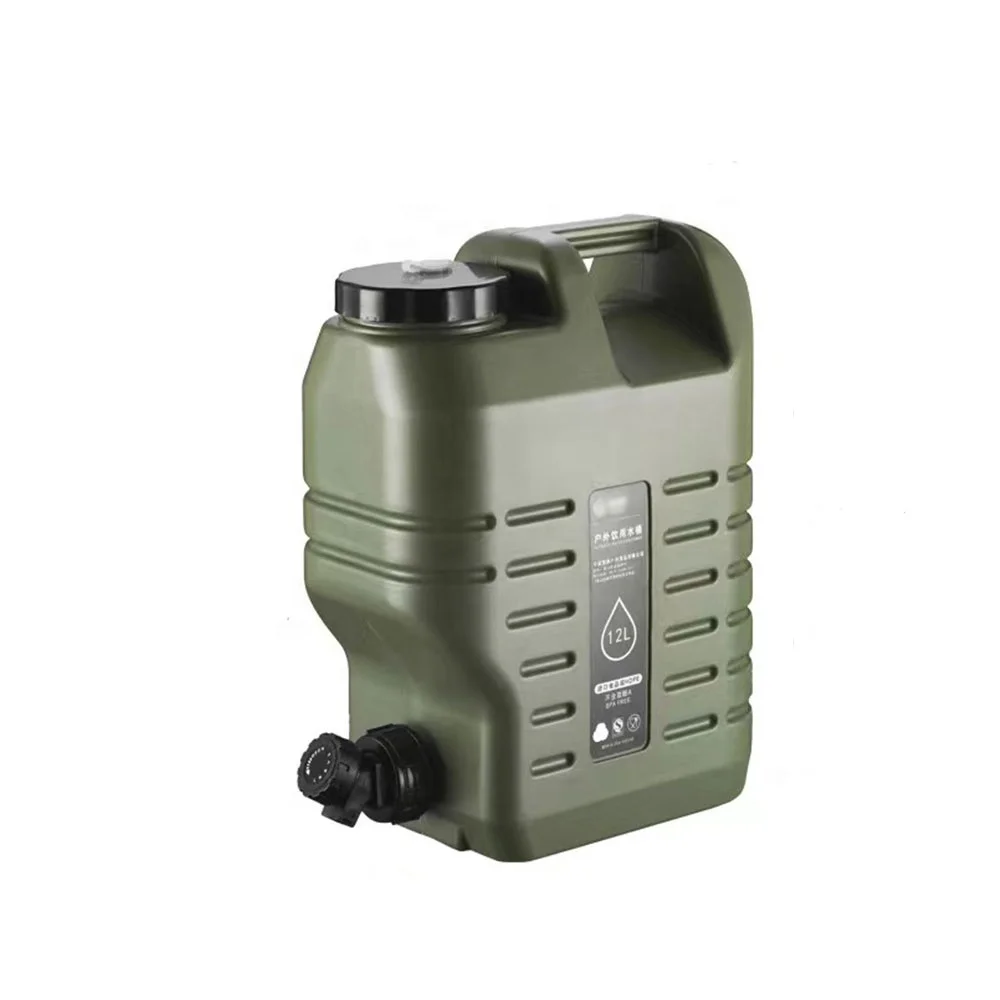 Hot Sale New Arrival Food Grade Outdoor 12 L Water Bucket With Handle Tap Handle Water Pipe Water Storage Containers