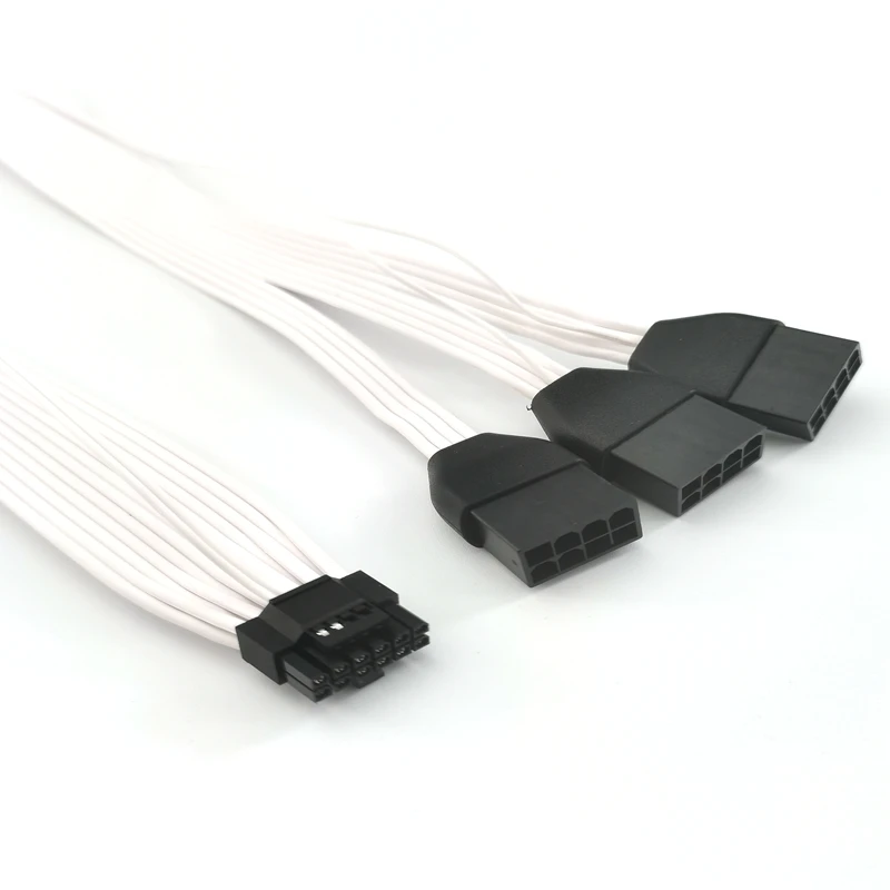 12-контактный разъем с интервалом 3,0 дюймов для 3*6 + 2 видеокарт из материала ТПЭ, Удлинительный кабель ATX