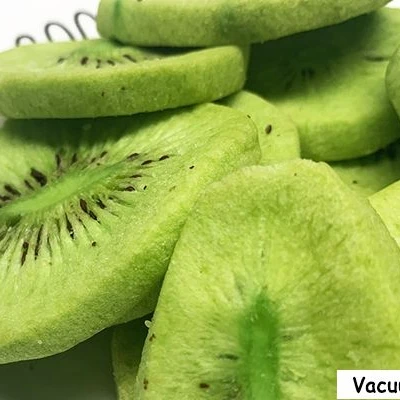 Delicious Crispy Snack Dried Kiwi Fruit Vacuum Frying Kiwi Fruit Flake