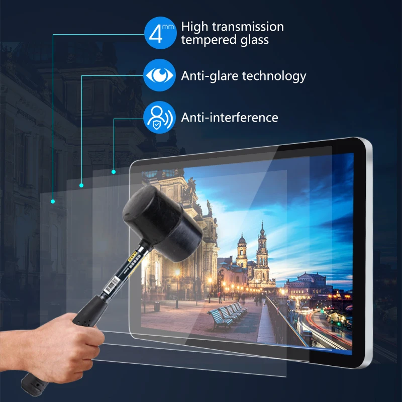 High A-grade Screen 8 10 12 15 21.5 32 Inch Industrial Open Frame Computer Smart Small LCD Touch Screen Monitors