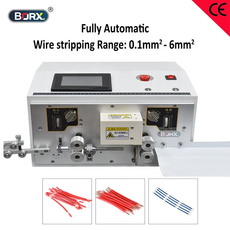 China brand BORX electronic Wire stripping and cutting machine 16 square cable Middle strip machine