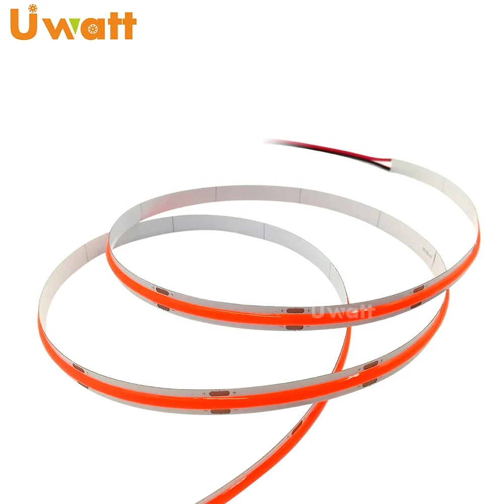 New Arrival 12V 24V White Red Green Blue 384 Chips No Lighting Dot COB LED Strip