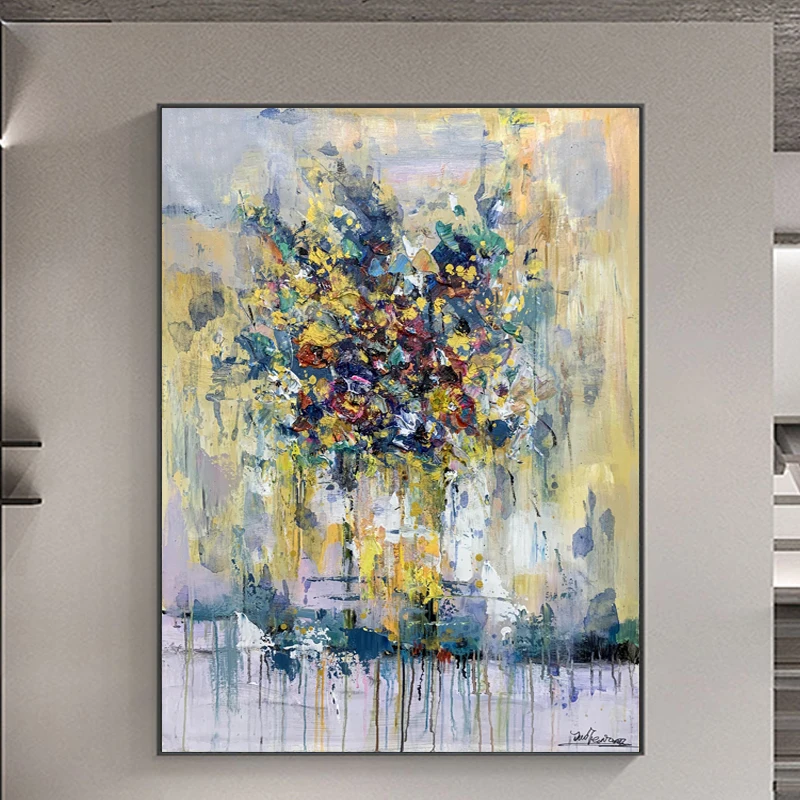 Popular handmade oil paintings Modern Decoration Art Wall Painting Canvas Hand Painted Oil Painting