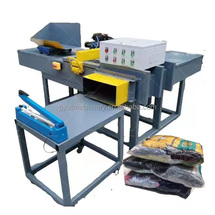 Wiper bale Rag and Duster Used Cloth Press Packing Machine price