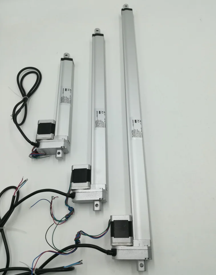 micro electric actuator 12V 24V DC stepper motor linear actuator