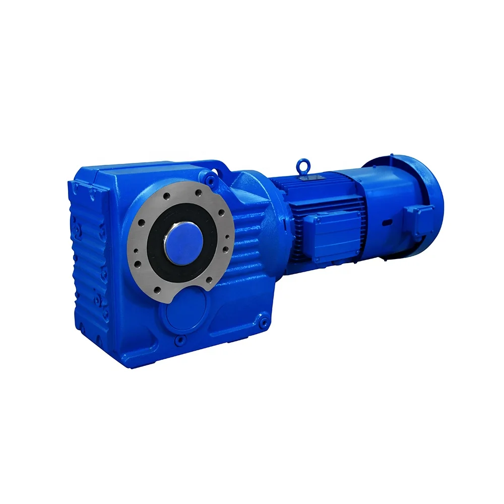 Helical gear K series reducer robot medical food machinery application horizontal gear reducer motor