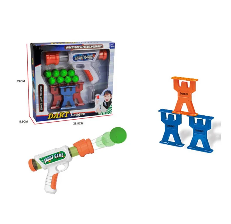 Shooting Toy Foam Ball Launcher with Air Pump Soft Foam Balls Shooting Game